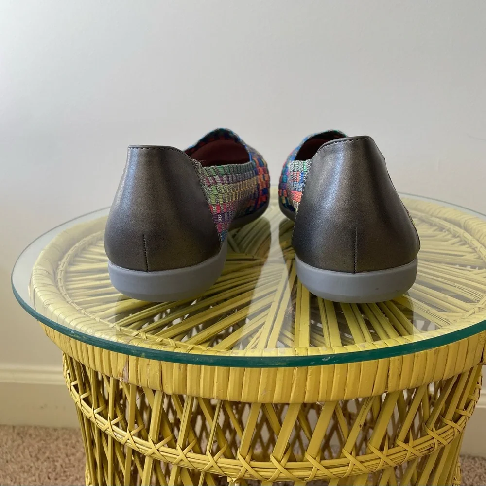 Comfortview Multicolor Woven Flats - Picture 5 of 9